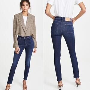 Acne Studios Peg High Waist Dark Wash Skinny Jeans 26